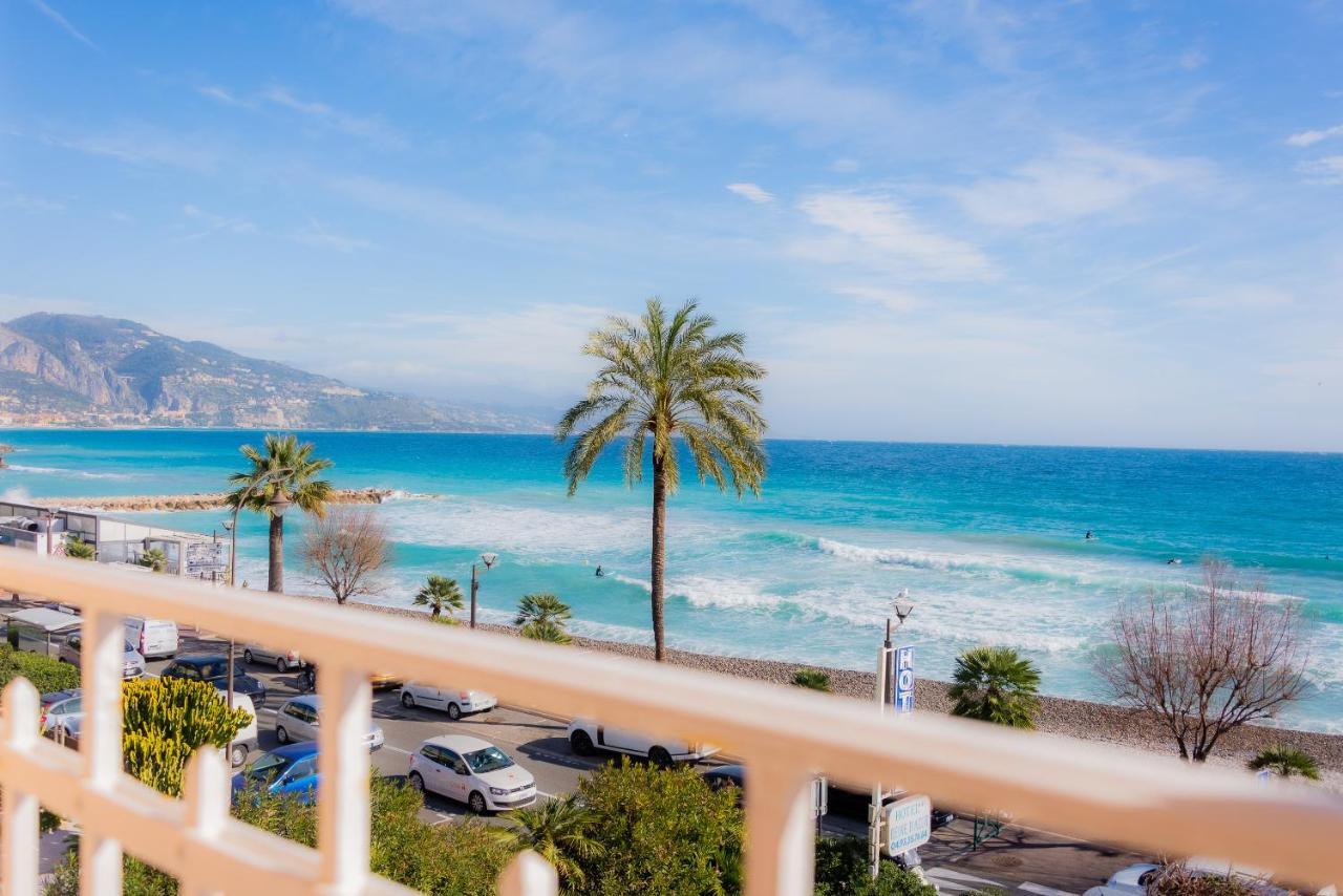 Hotel Et Appartements Reine D'Azur 로퀴에브륀캡마르탱 외부 사진
